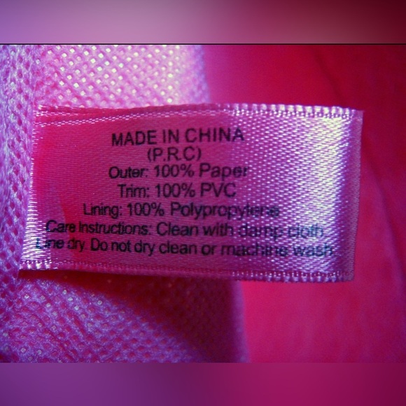 Elizabeth Arden Off White Straw Tote Bag With Metal Tone Detail (Bag Only) New - Picture 5 of 5